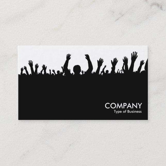 Tarjeta De Visita Concierto - Blanco y negro (Anverso)