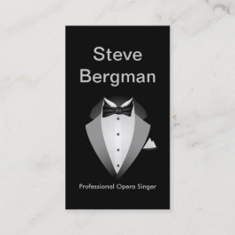 Tarjeta De Visita Concierto teatral profesional de la ópera Suit Man