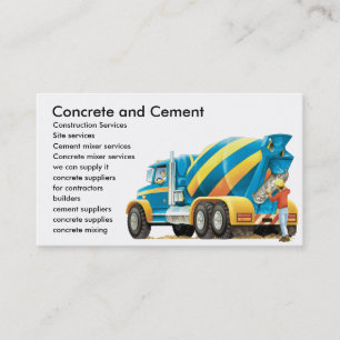 Tarjeta de visita concreta de encargo de