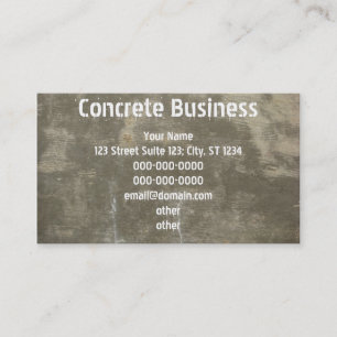 Tarjeta De Visita Concreto