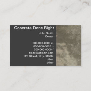 Tarjeta De Visita Concreto