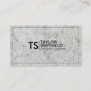 Tarjeta De Visita Concreto moderno profesional de moda