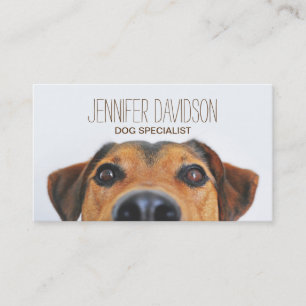 TARJETA DE VISITA CONDUCTISTA PERSONALIZADO DEL PERRO