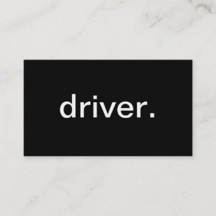 Tarjeta De Visita Conductor