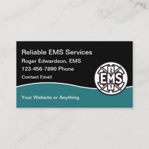 Tarjeta De Visita Conductor de Servicios Médicos de Emergencia