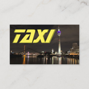 Tarjeta De Visita Conductor de taxi taxista luz de las calles de la 