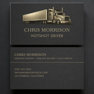 Tarjeta De Visita Conductor Profesional de Hotshot