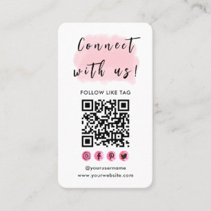 Tarjeta De Visita Conectar Con El Logotipo De Marca Estadounidense C