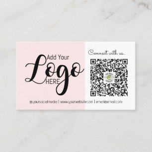 Tarjeta De Visita Conectarse con nosotros: empresas de código QR en