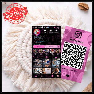 Tarjeta De Visita Conéctate con el entrenador personal de fitness de