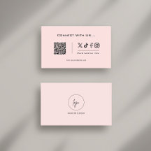 Conéctate Con El Logotipo De Código QR De Medios S