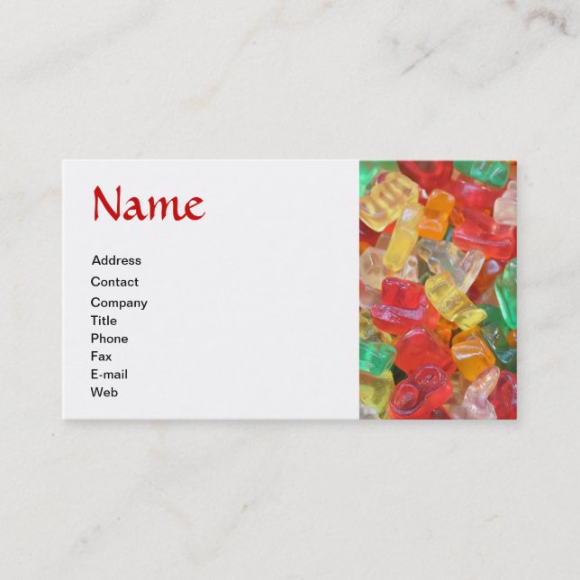 Tarjeta De Visita Confección o cafetera (Anverso)