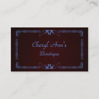 Tarjeta de visita confinada elegante