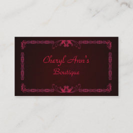 Tarjeta de visita confinada elegante