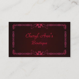 Tarjeta de visita confinada elegante