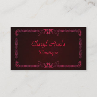 Tarjeta de visita confinada elegante