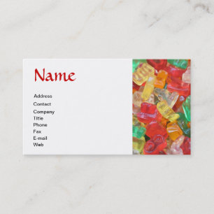 Tarjeta De Visita Confitero o fabricante de caramelos