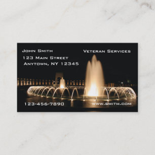 Tarjeta de visita conmemorativa de la Segunda