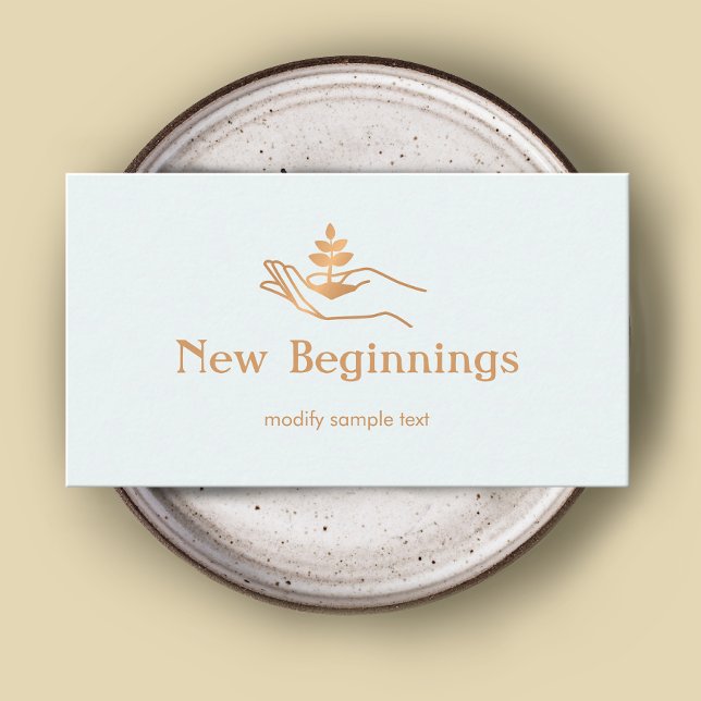 Tarjeta De Visita Consejero de Bienestar de la Planta de Hojas de Ma (Subido por el creador)