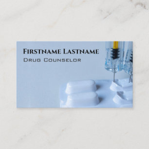 Tarjeta De Visita Consejero de Medicina Consejero de Alcohol Psicote