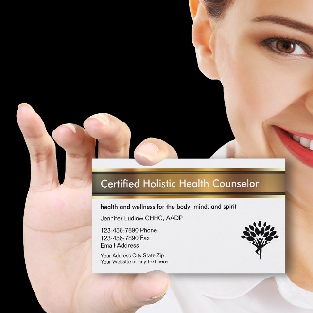 Tarjeta De Visita Consejero de Salud Holística (Subido por el creador)