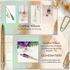 Tarjeta De Visita Consejero espiritual Dowsing Pendulum Photo