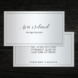 Tarjeta De Visita Consejero matrimonial