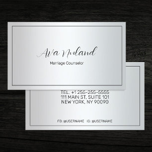 Tarjeta De Visita Consejero matrimonial