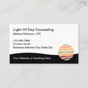 Tarjeta De Visita Consejero Profesional Licenciado en Salud Mental
