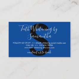 Tarjeta De Visita Consejos de atención posterior para la blanqueamie