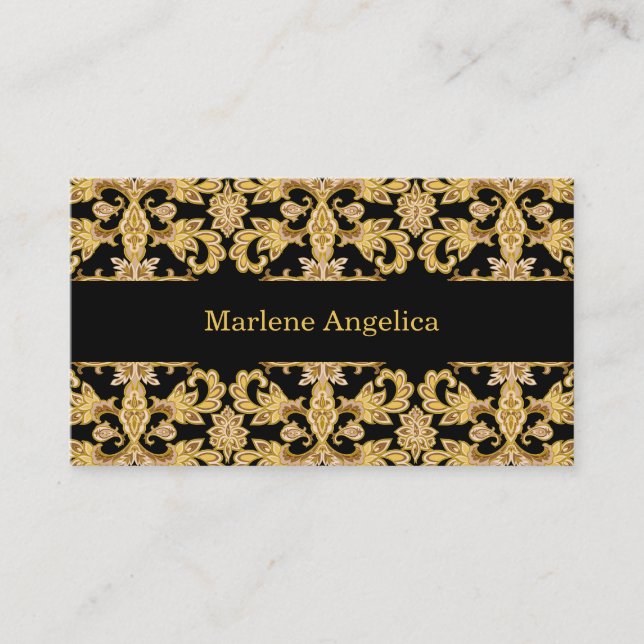 Tarjeta De Visita Conserje personal elegante (Anverso)