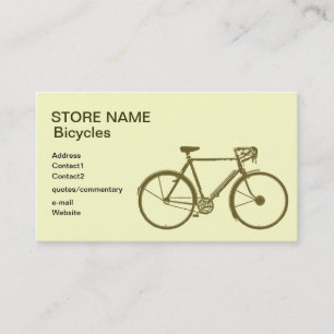 Tarjeta De Visita Conservación de bicicletas