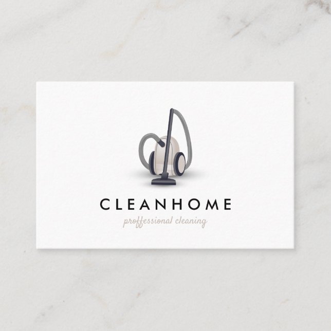 Tarjeta De Visita Conservación de la Casa de Limpieza (Anverso)