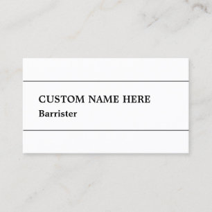 Tarjeta de visita conservadora, profesional de der