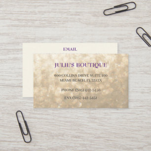 Tarjeta De Visita Consignación de la tienda de ropa de oro irlandés