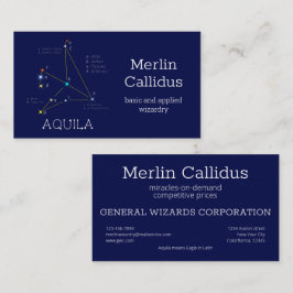 Tarjeta De Visita Constelación del hemisferio norte de Aquila