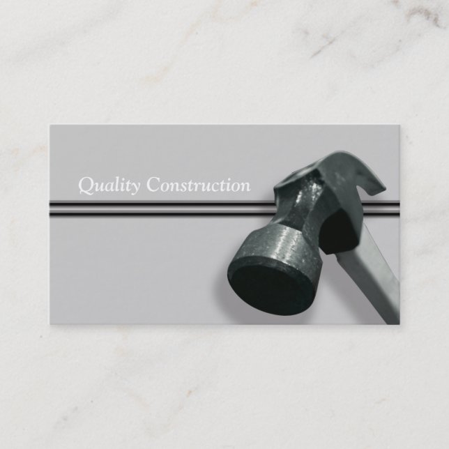 Tarjeta De Visita Construcción (Anverso)