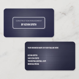 Tarjeta De Visita Construcción