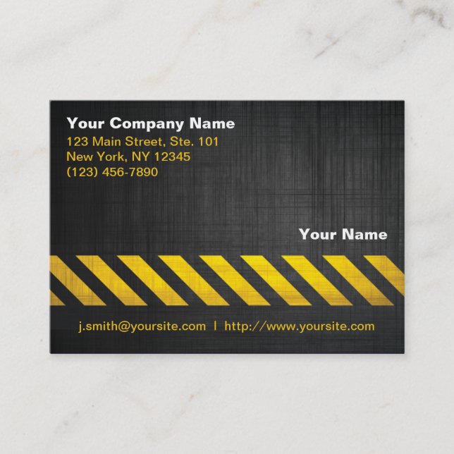 Tarjeta De Visita Construcción (Anverso)