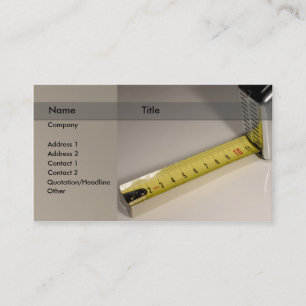 Tarjeta De Visita construcción/arquitecto/diseñador