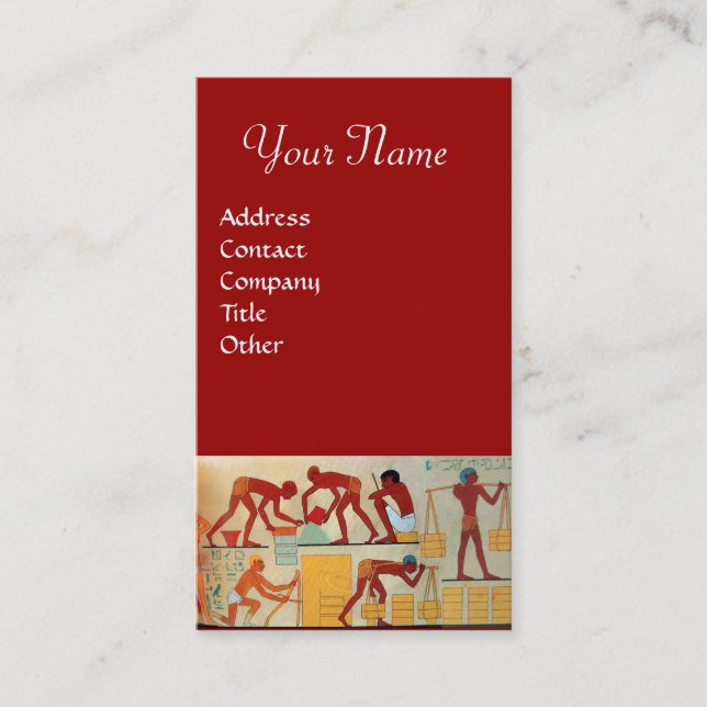 Tarjeta De Visita CONSTRUCCIÓN ARQUITECTURAL naranja amarillo rojo (Anverso)