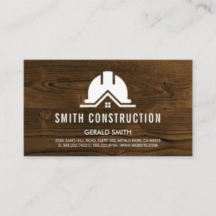 Tarjeta De Visita Construcción   Contratista General   Constructor