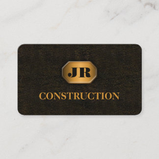 Tarjeta De Visita Construcción de acero Metalizado de hierro forjado