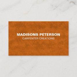 Tarjeta De Visita Construcción de carpintería de madera moderna prof