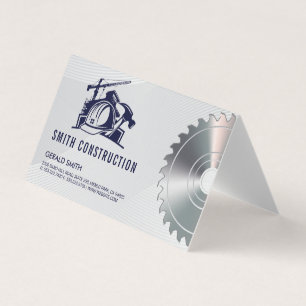 Tarjeta De Visita Construcción de cascos de construcción   Sierra   