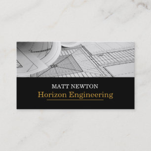 Tarjeta De Visita Construcción de contratista de arquitectos de ing
