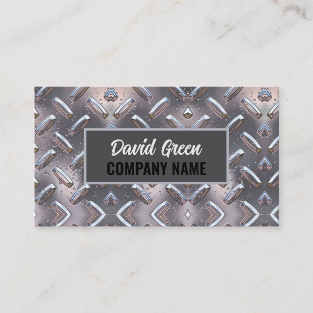 Tarjeta De Visita Construcción de contratista Handyman MechanBuilder (Anverso)