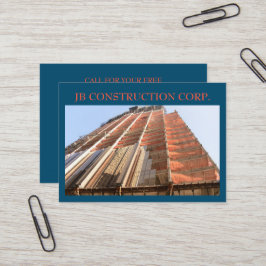 Tarjeta De Visita Construcción de edificio remodelado del arquitecto