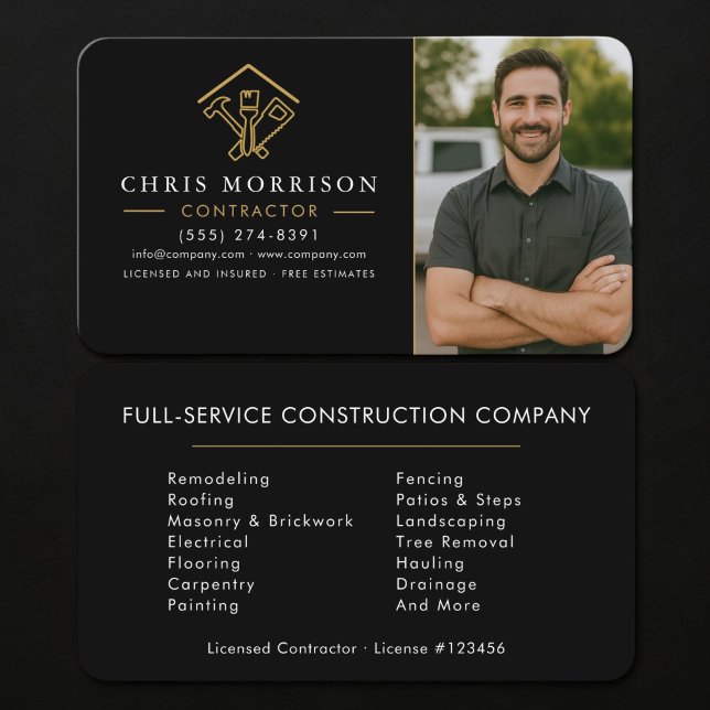 Tarjeta De Visita Construcción de Edificios Foto (Subido por el creador)