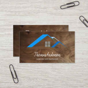 Tarjeta De Visita Construcción de edificios profesional personalizad